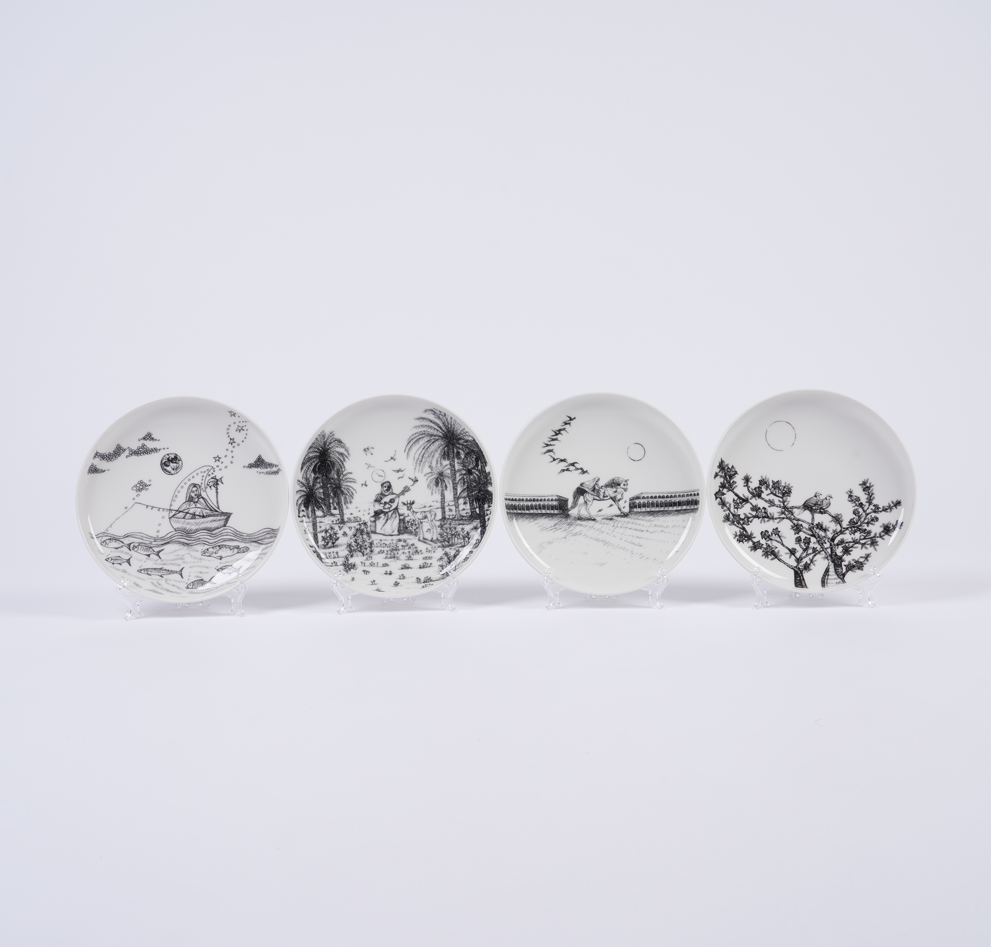 UAE Collection 2 - Set of 4 Deep Small Plates