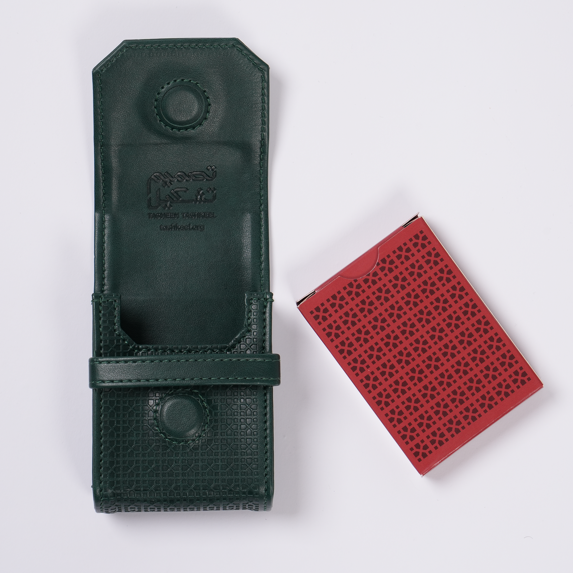 Playing Cards with Leather Pouch