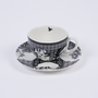 Black Gerbou Cup & Saucer