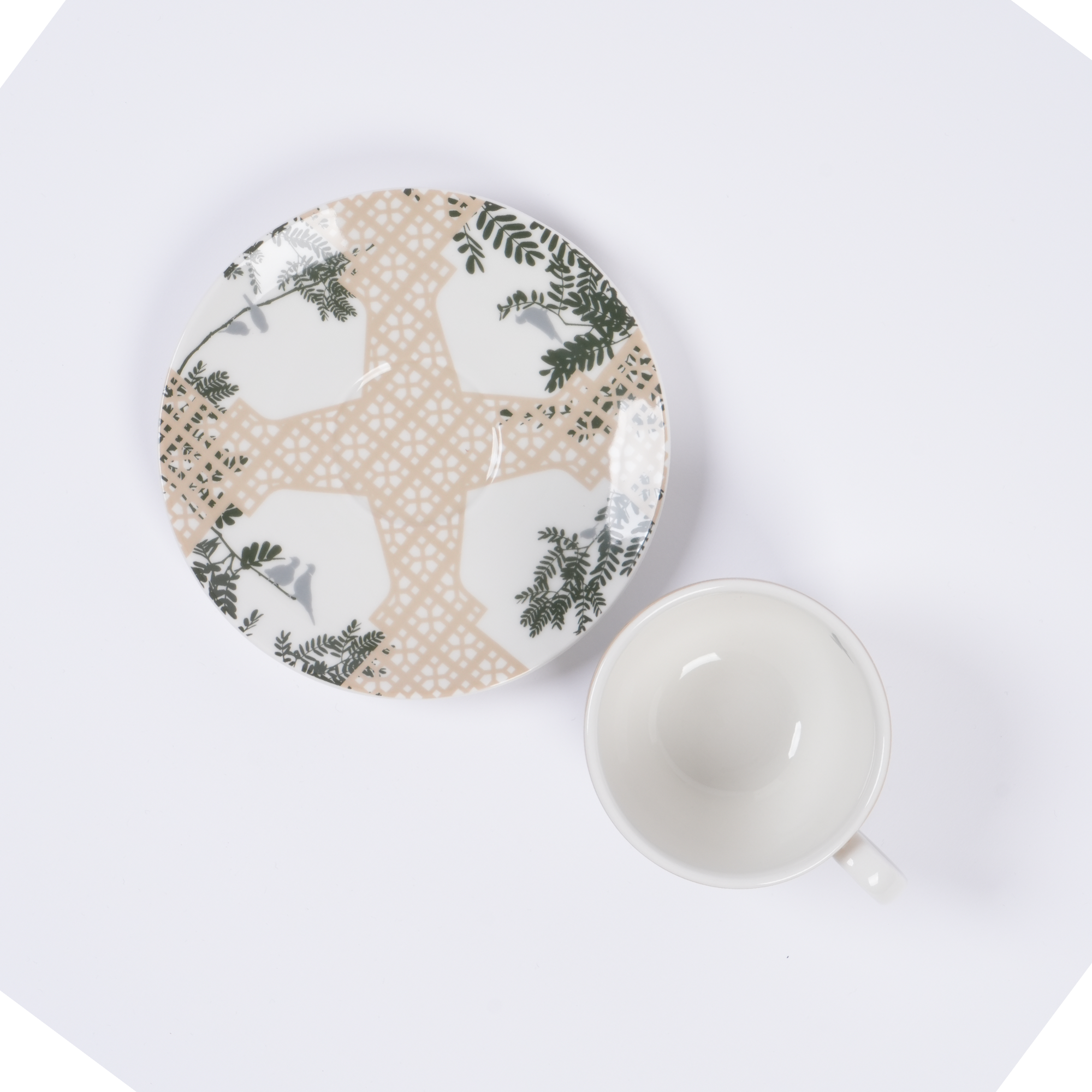 Gold Gerbou Cup &amp; Saucer