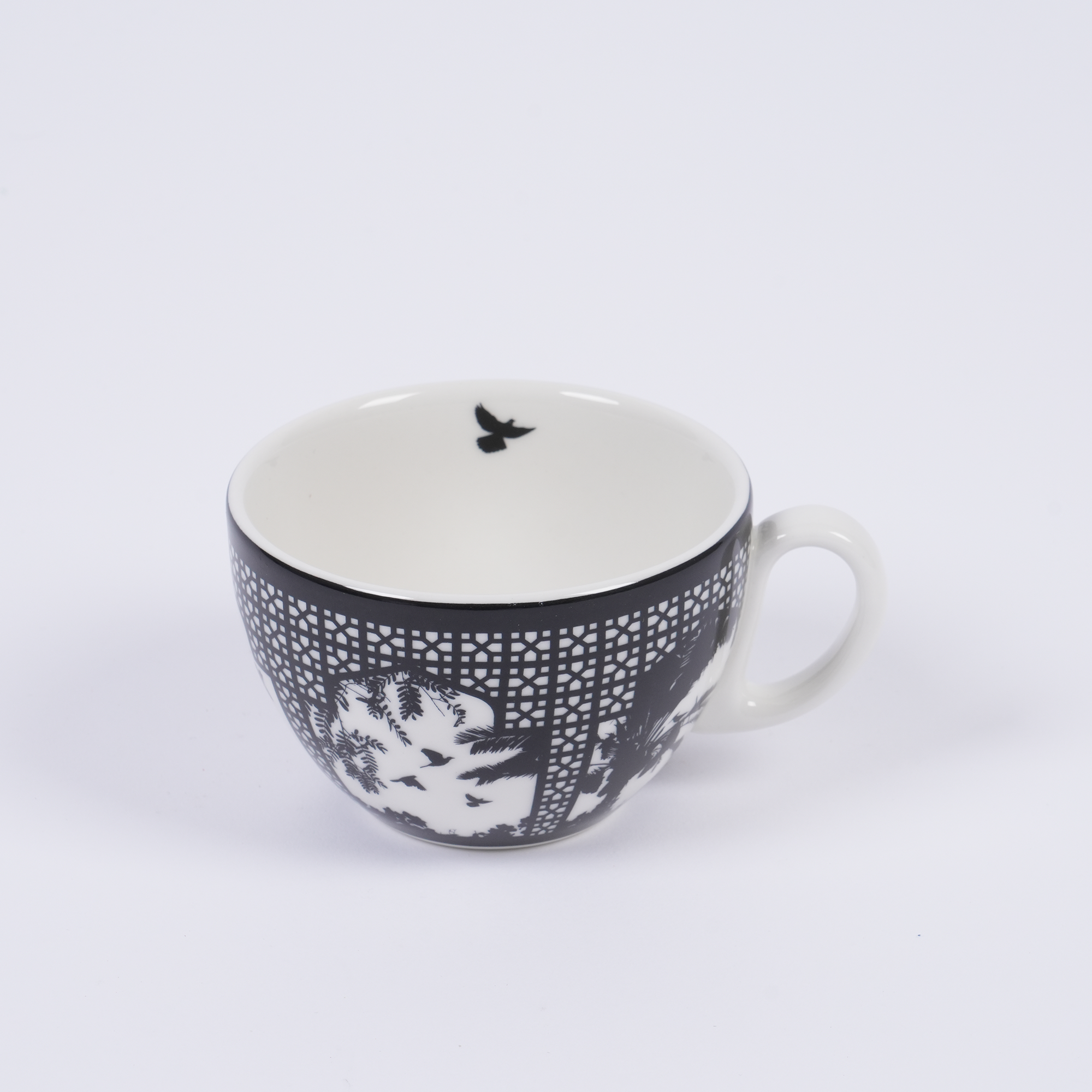Black Gerbou Cup &amp; Saucer