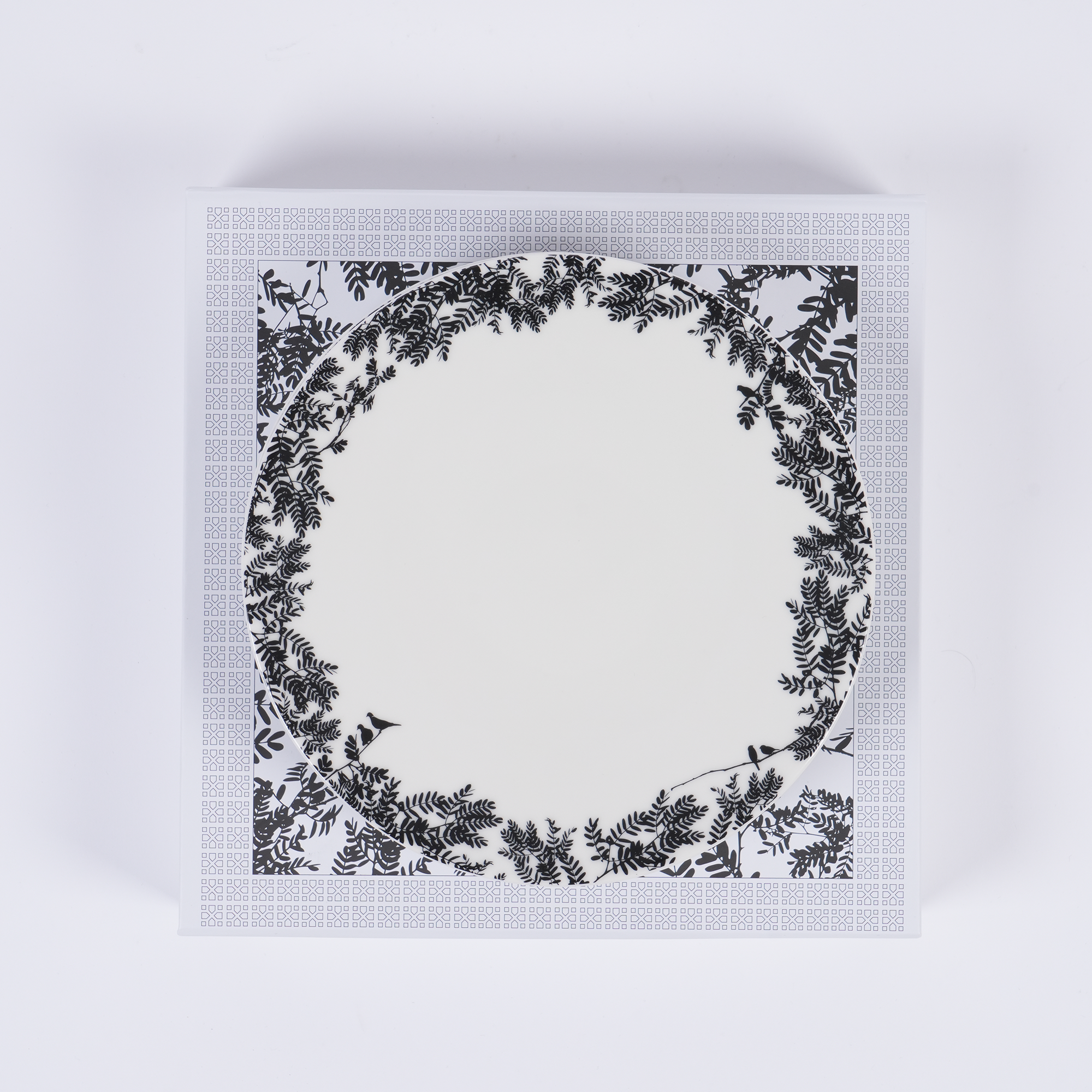 Black Ghaf Plates - Set of 4