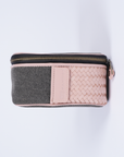 Herringbone Zip Around Toiletry Wash Bag