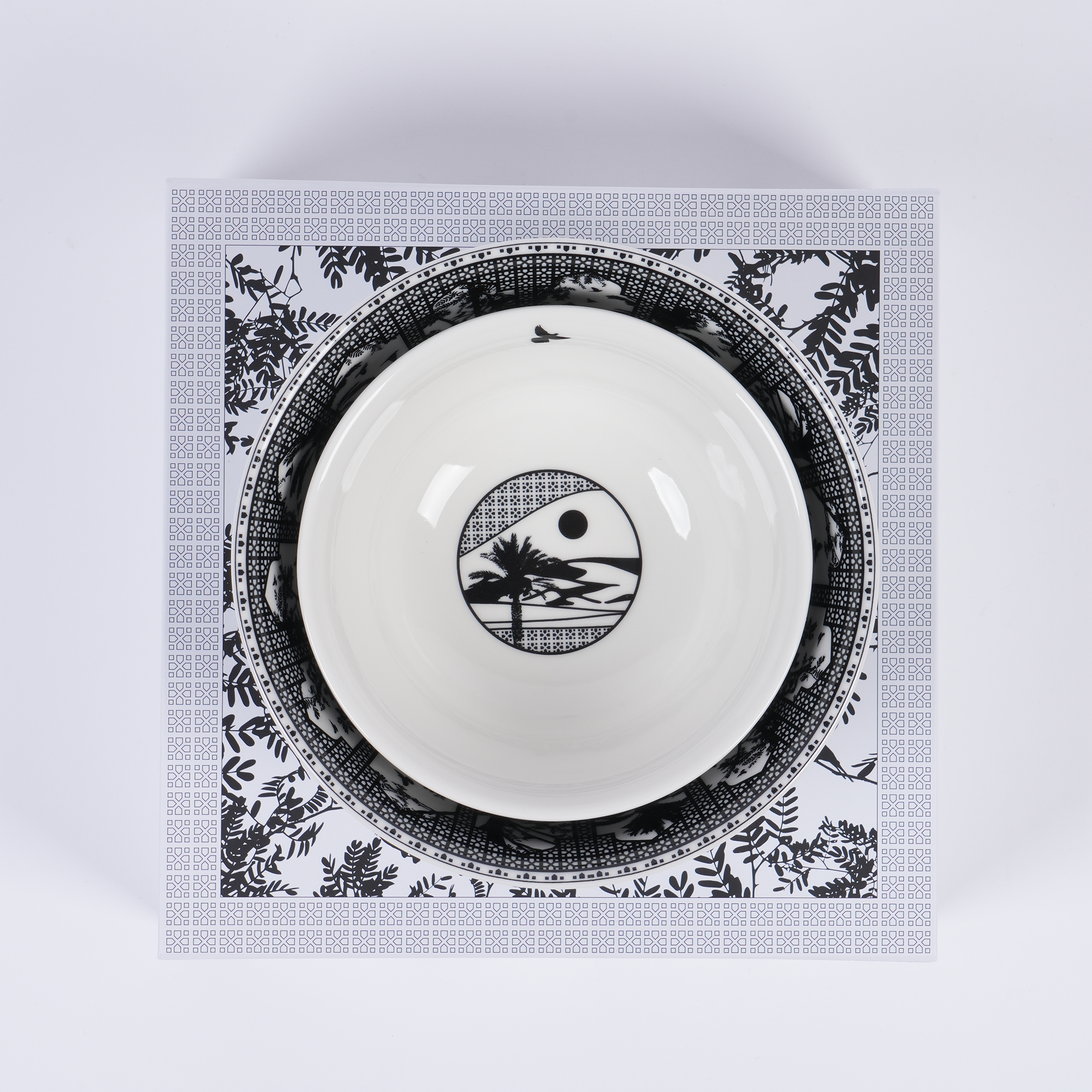 Black Garden Bowl - Set of 2