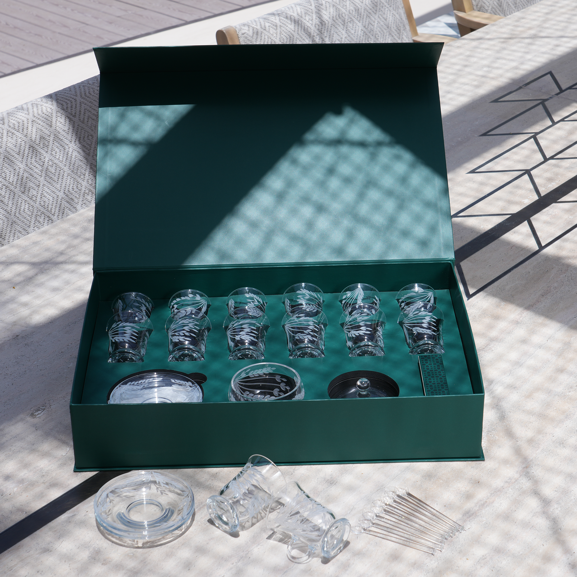 Ghaf Tea set box