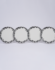 Black Ghaf Plates - Set of 4