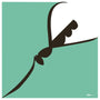 Peace by Wissam Shawkat, 50 x 50 cm, from Salam at Tashkeel, Dubai