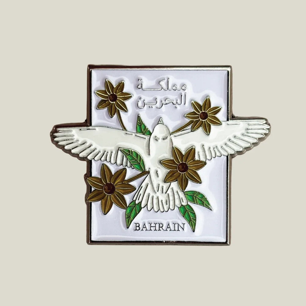Bahrain Falcon Metal Sticker