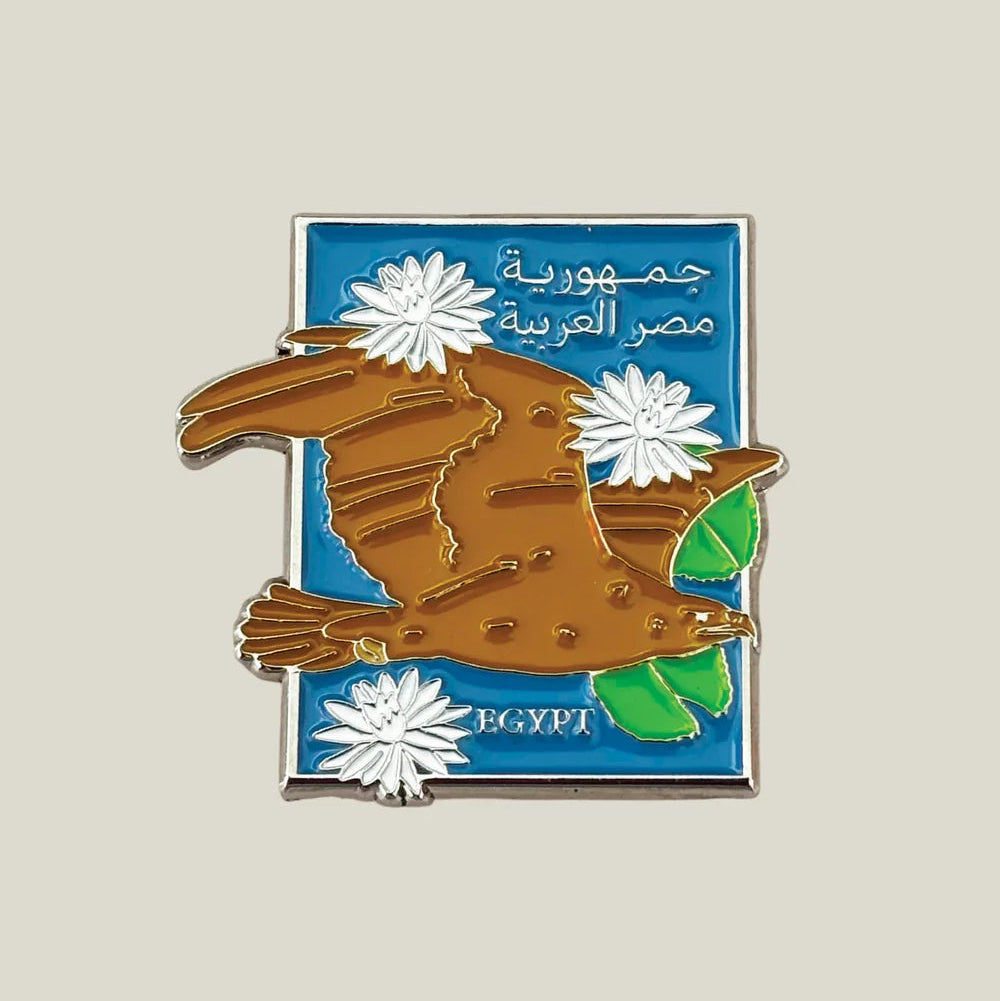 Egyptian Eagle Metal Sticker