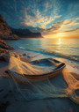 Fisherman 2 by Artist Group Illal, digital print on Hahnemühle photo rag paper, 50 x 70 cm, Tashkeel