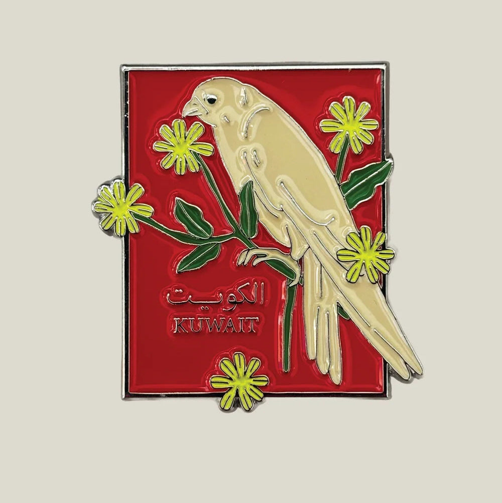 Kuwait Falcon Metal Sticker