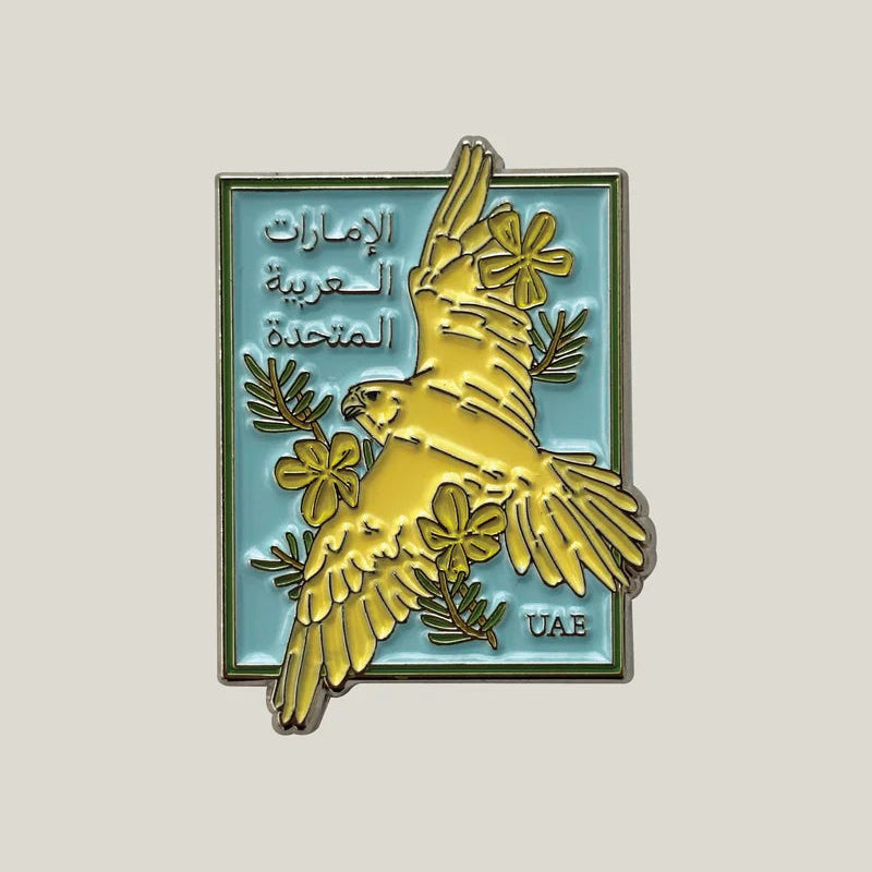 UAE Falcon Metal Sticker