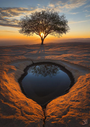 Mother Earth 2 by Artist Group Illal, digital print on Hahnemühle photo rag paper, 70 x 50 cm, Tashkeel