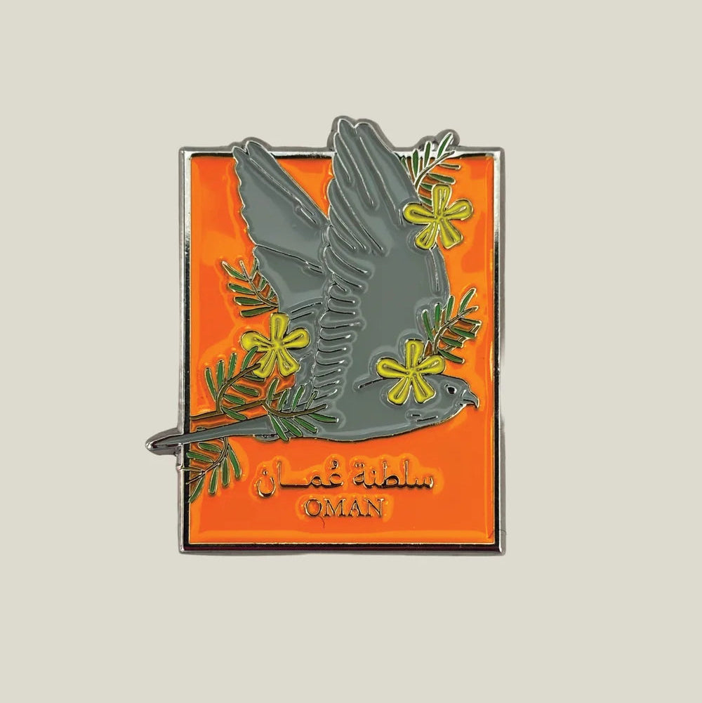 Oman Falcon Metal Sticker