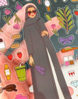 Saudi Girl Sticker Sheet