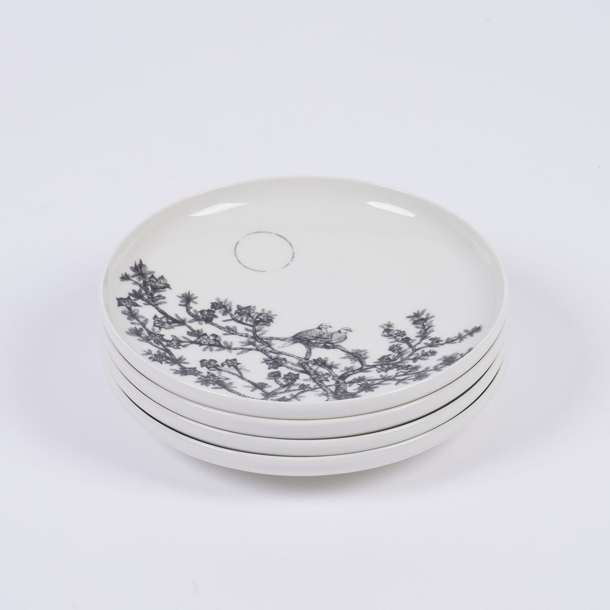 UAE Collection 2 Deep Small Plates by Gerbou – stack of four deep small plates