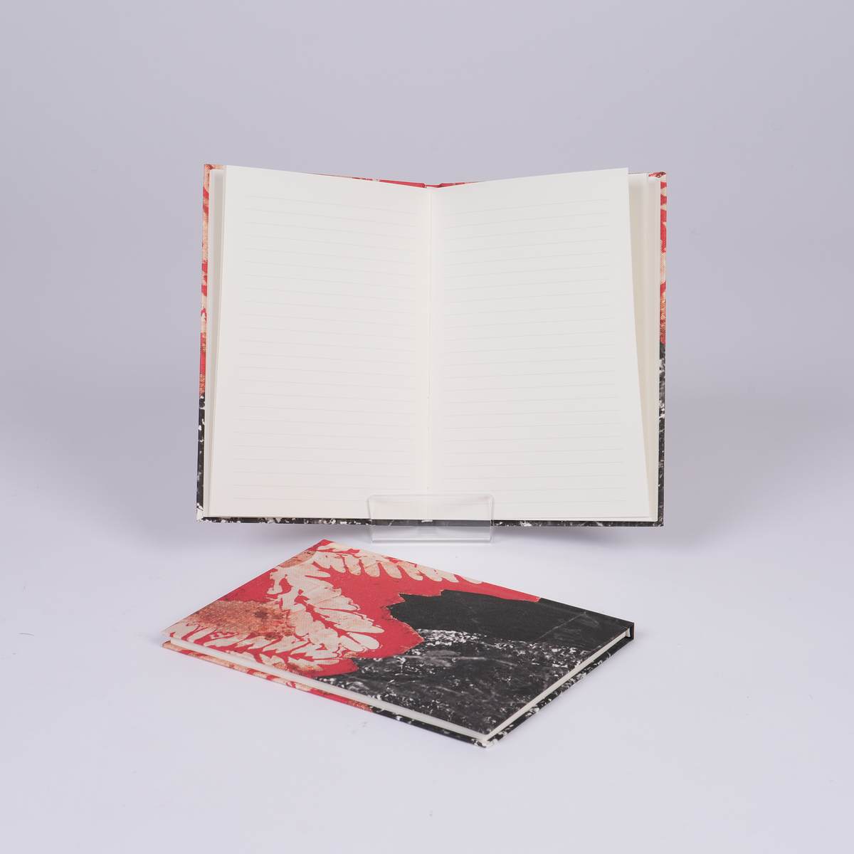 A5 hardcover notebook with cover art by Moza Al Falasi from the Unfolding exhibition (view 7)